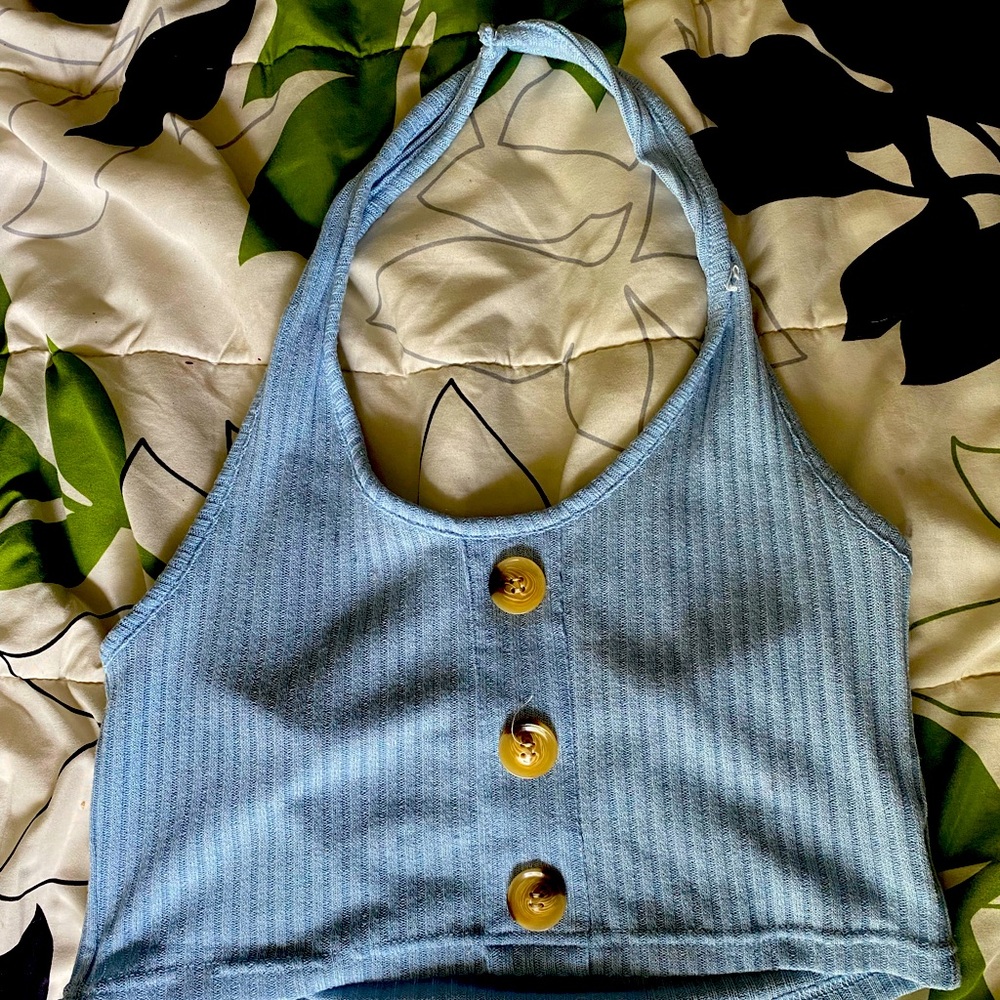 Women’s Cropped Backless Tank Top L